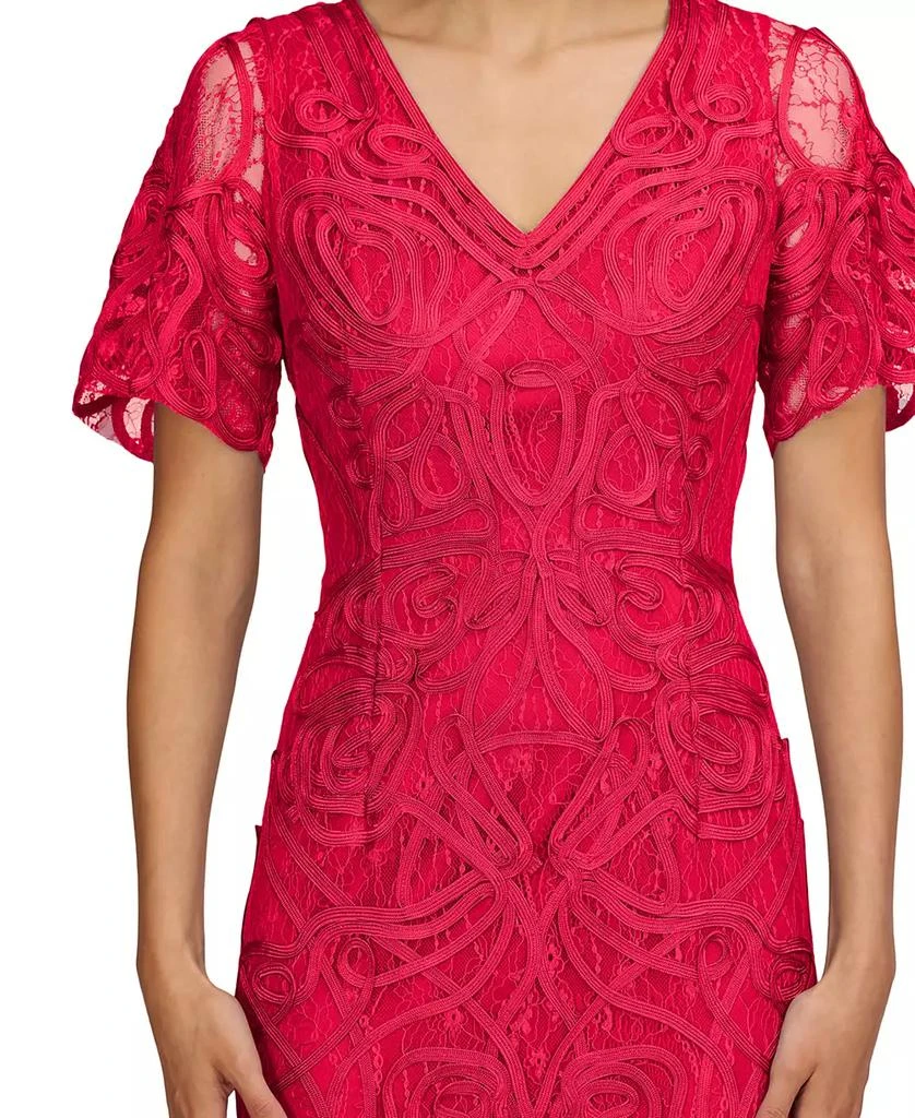 JS Collections Women's Camilla Soutache Midi Party Dress 3