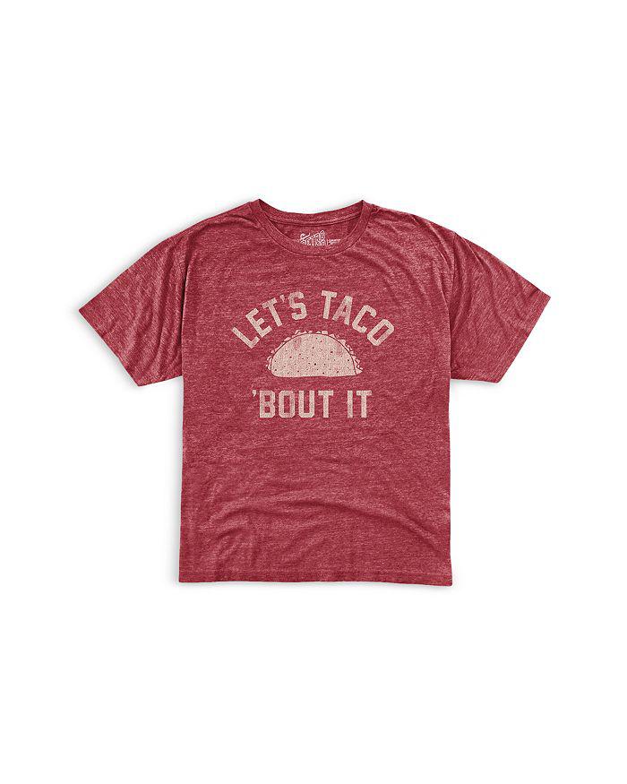 Retro Brand Boys' Triblend Crewneck Taco Tee - Little Kid
