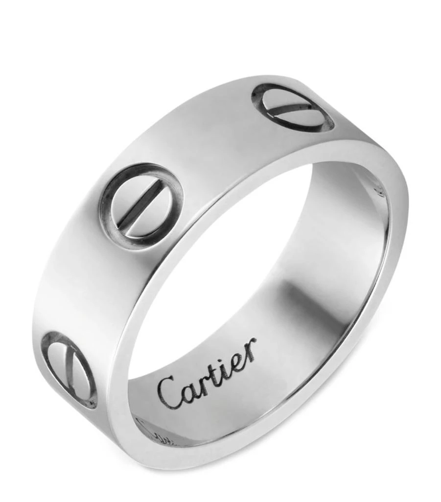 Cartier White Gold LOVE Ring 4