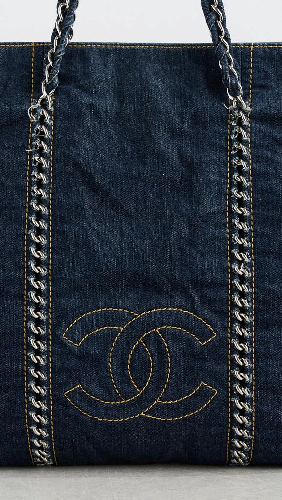 Shopbop Archive Chanel Denim Chain Tote 4