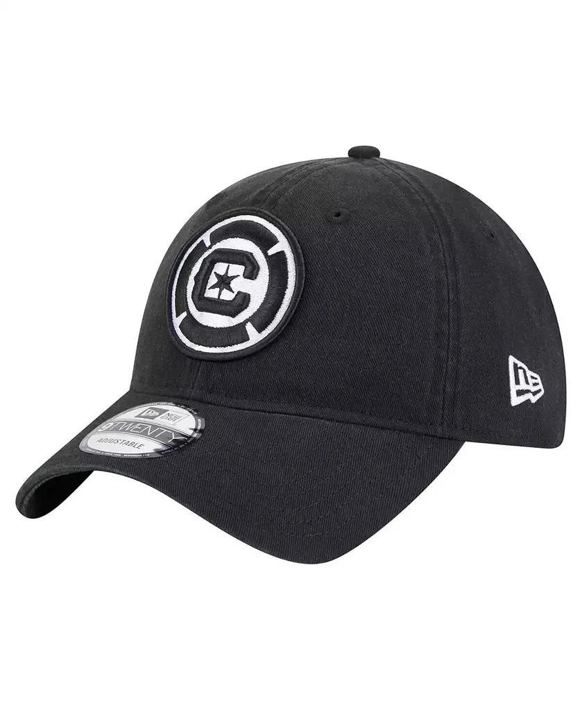 New Era Men's Black Chicago Fire 2025 Kickoff 9TWENTY Adjustable Hat 1