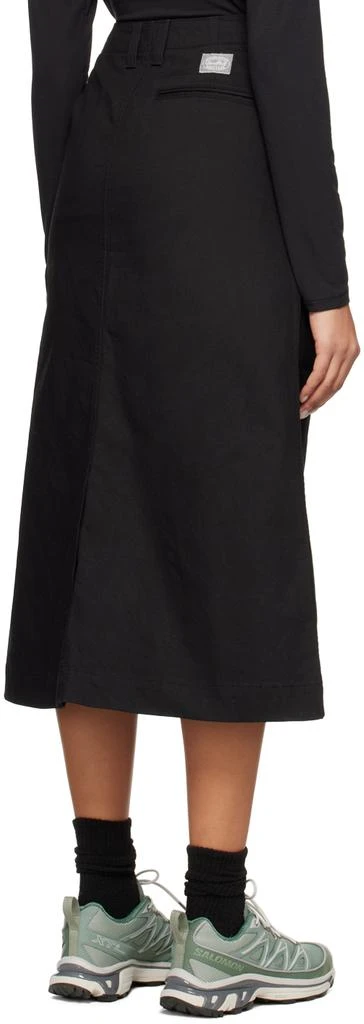 Snow Peak Black Takibi Chino Maxi Skirt 3