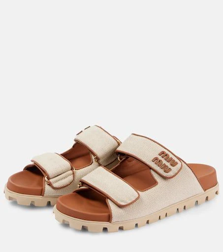Miu Miu Canvas sandals 4
