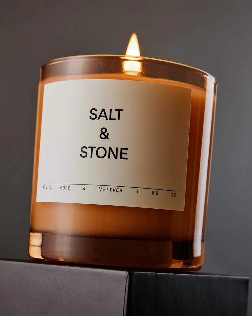 Salt & Stone Black Rose & Oud Candle 4