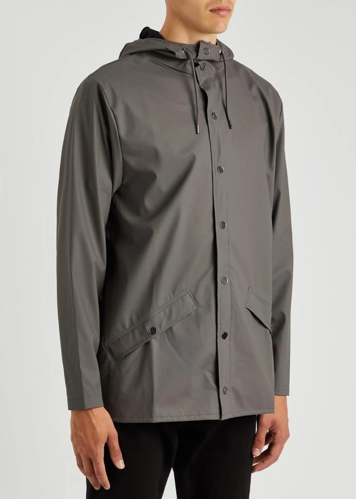 RAINS Short matte rubberised raincoat 2