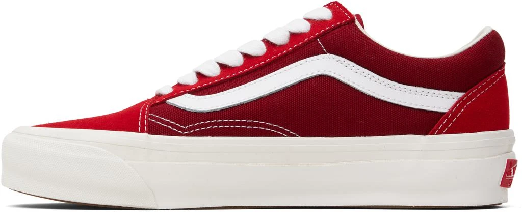 Vans Red Premium Old Skool Suede Sneakers 3