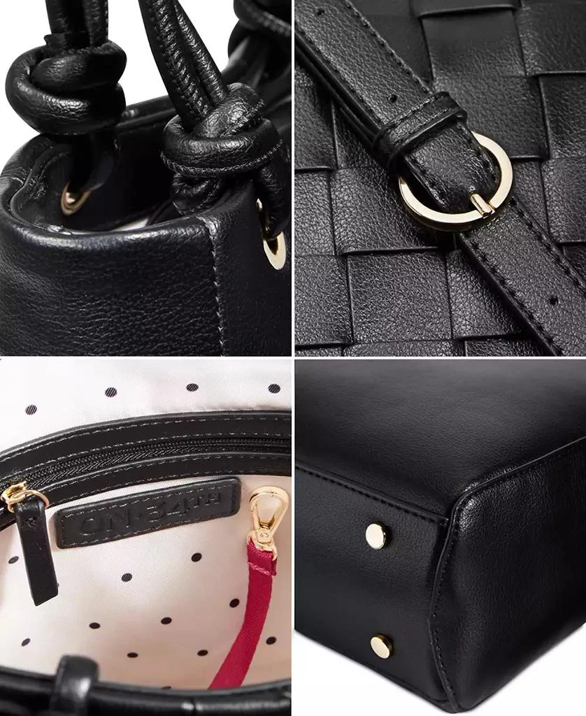 On 34th Lilianna Woven Bucket Bag, Created for Macy's 3