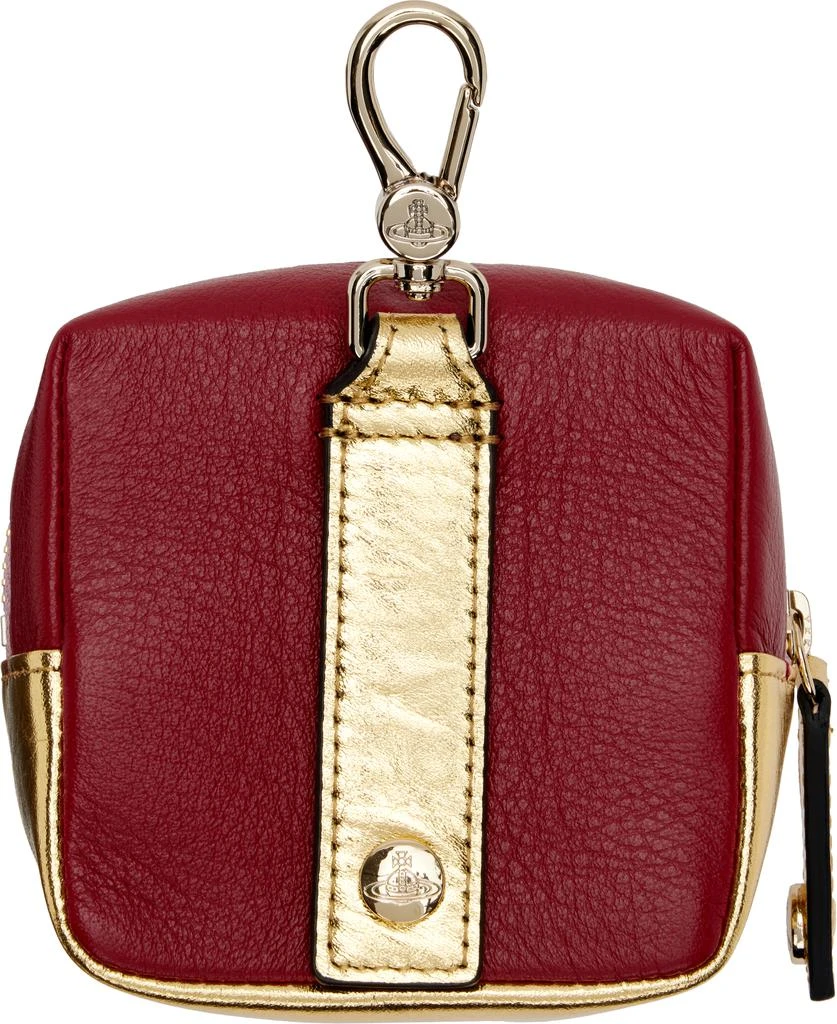 Vivienne Westwood Multicolor Leather Teddies Cube Mini Coin Pouch 2