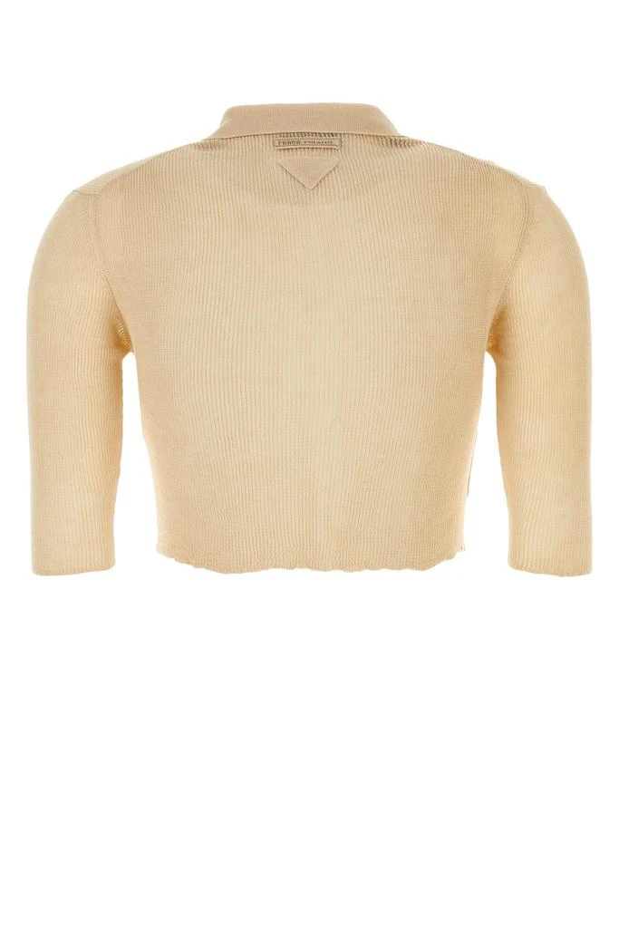 Prada Sand cotton cardigan 1