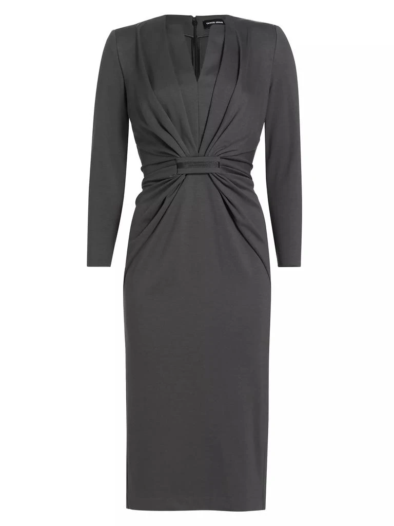 Giorgio Armani Tab Front Jersey Dress 1