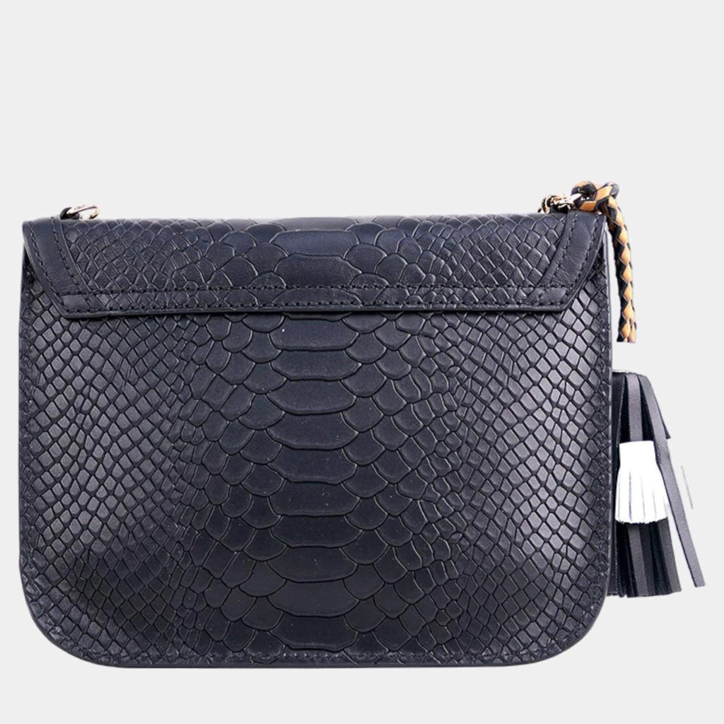 Charriol Charriol Black Leather PALAIS ROYAL Clutch Bag 2