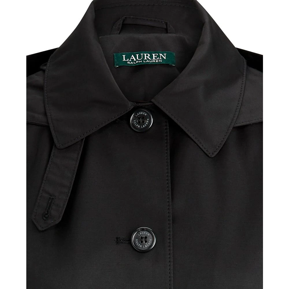 Ralph Lauren Womens Hooded A-Line Raincoat 4