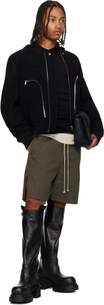 Rick Owens Black Concordians Big Pillow Griffin Bag 4