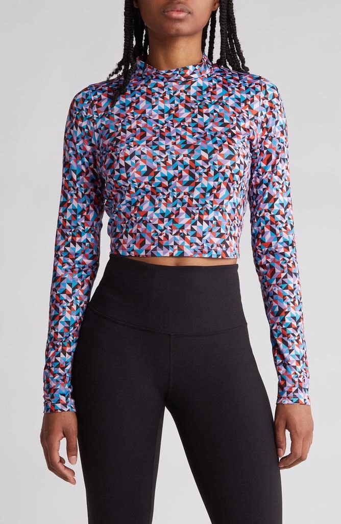 CHAMPION Soft Touch Mock Neck Long Sleeve Top 1