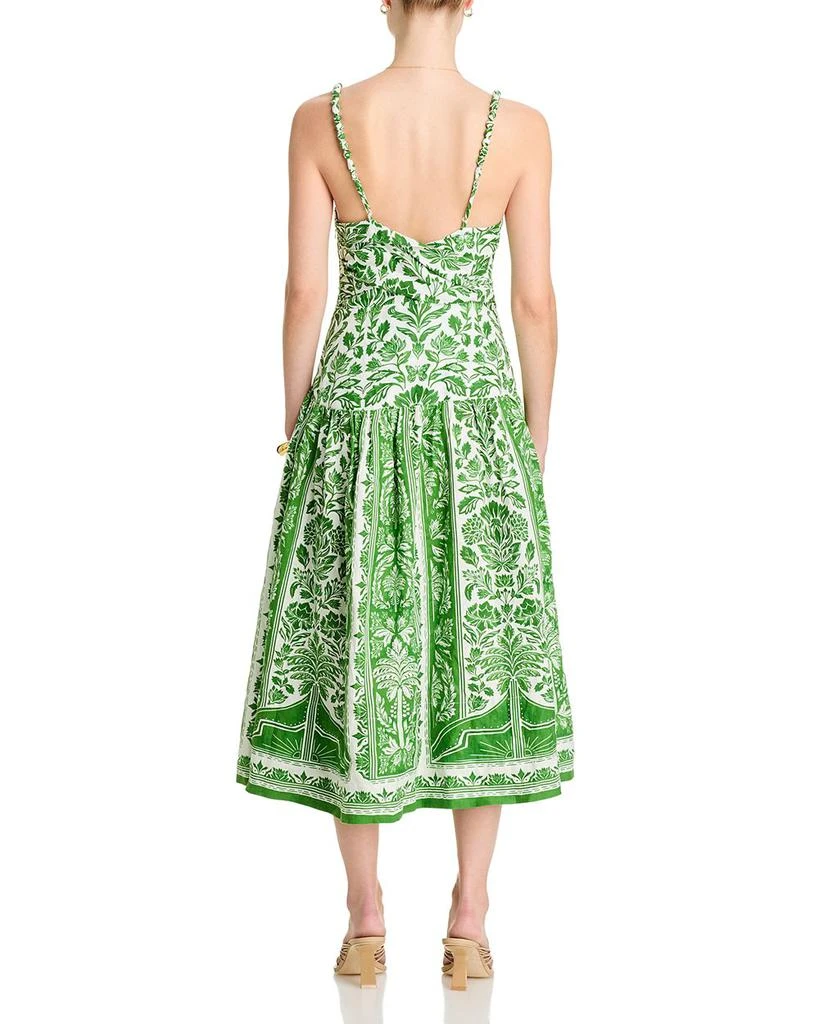 Farm Rio Delicate Tapestry Midi Dress 4
