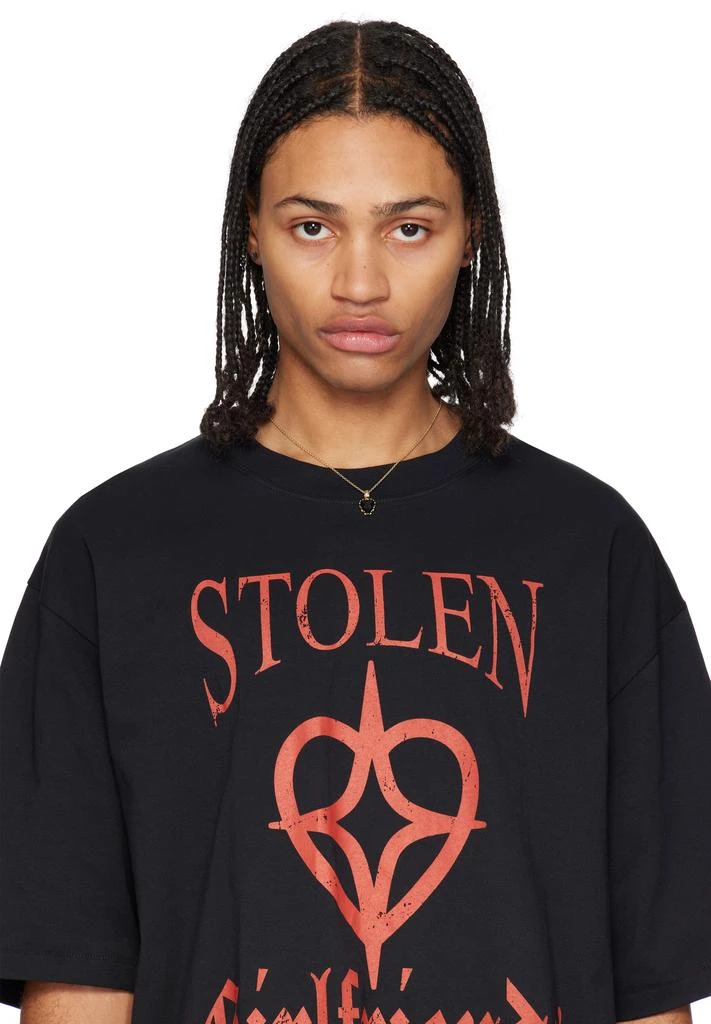 Stolen Girlfriends Club Silver Micro Spiked Heart Earrings 3