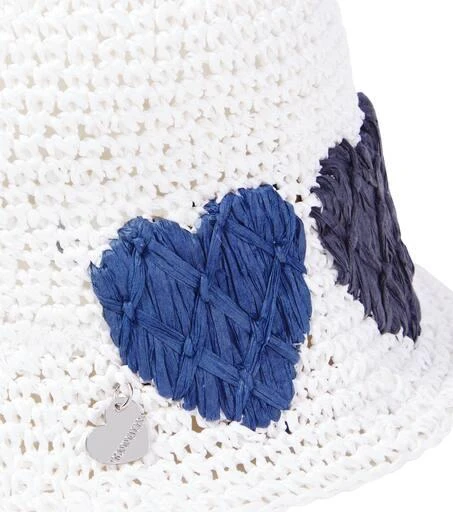 MONNALISA Straw bucket hat 2