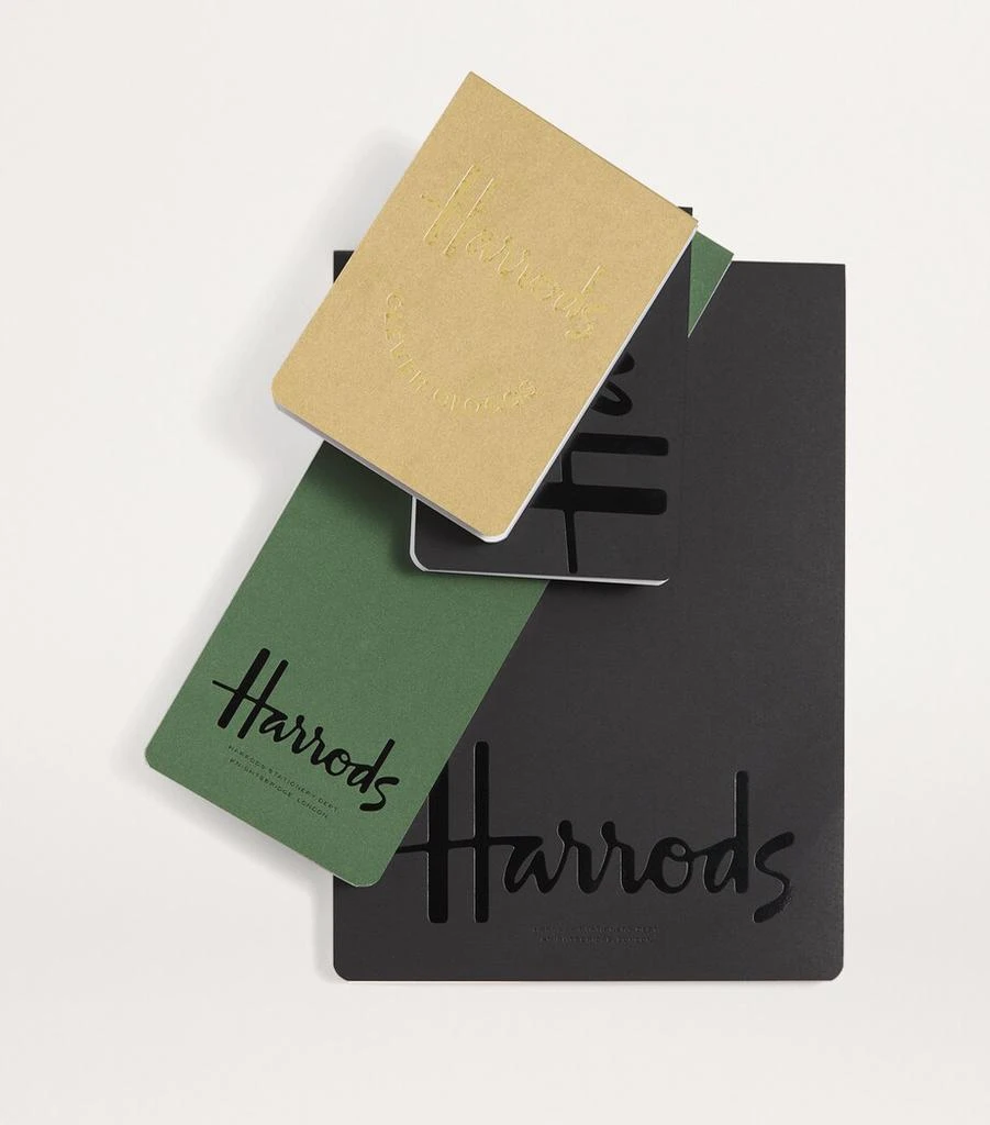 Harrods Logo Notebook Gift Set 3