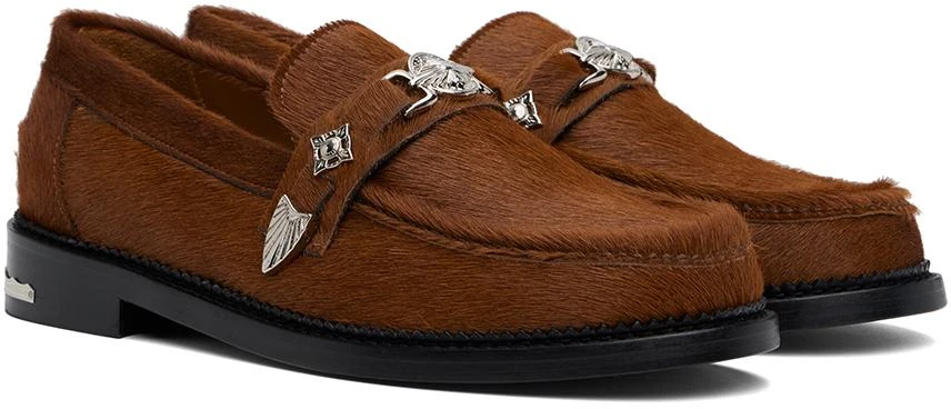 Toga Virilis SSENSE Exclusive Brown Loafers 4