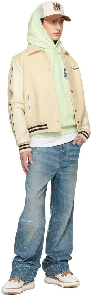 AMIRI White & Brown MA-1 Sneakers 5