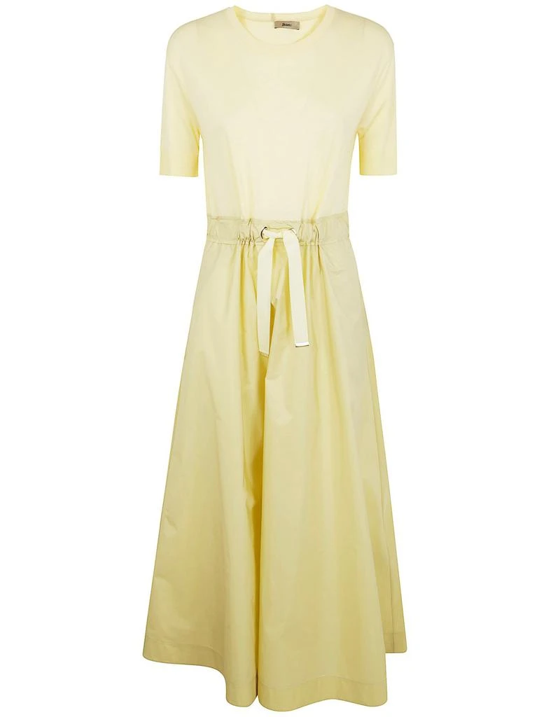 Herno Herno Drawstring Waist Midi Dress 1