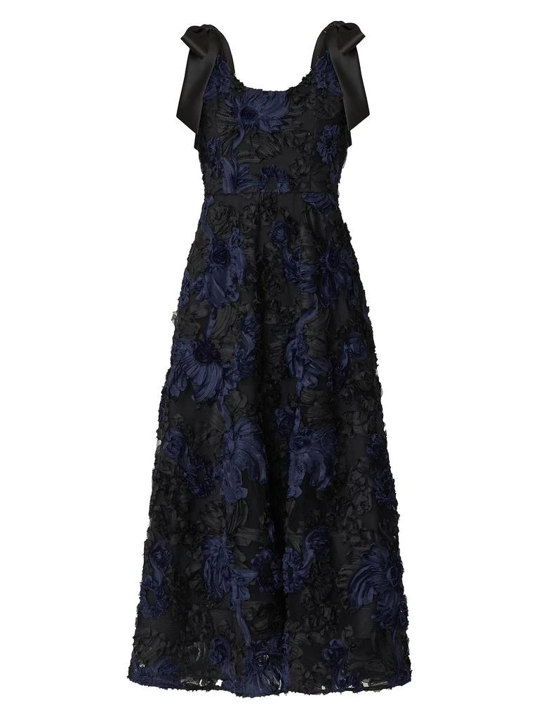 Shoshanna Dakota Textured Appliqué Dress 4