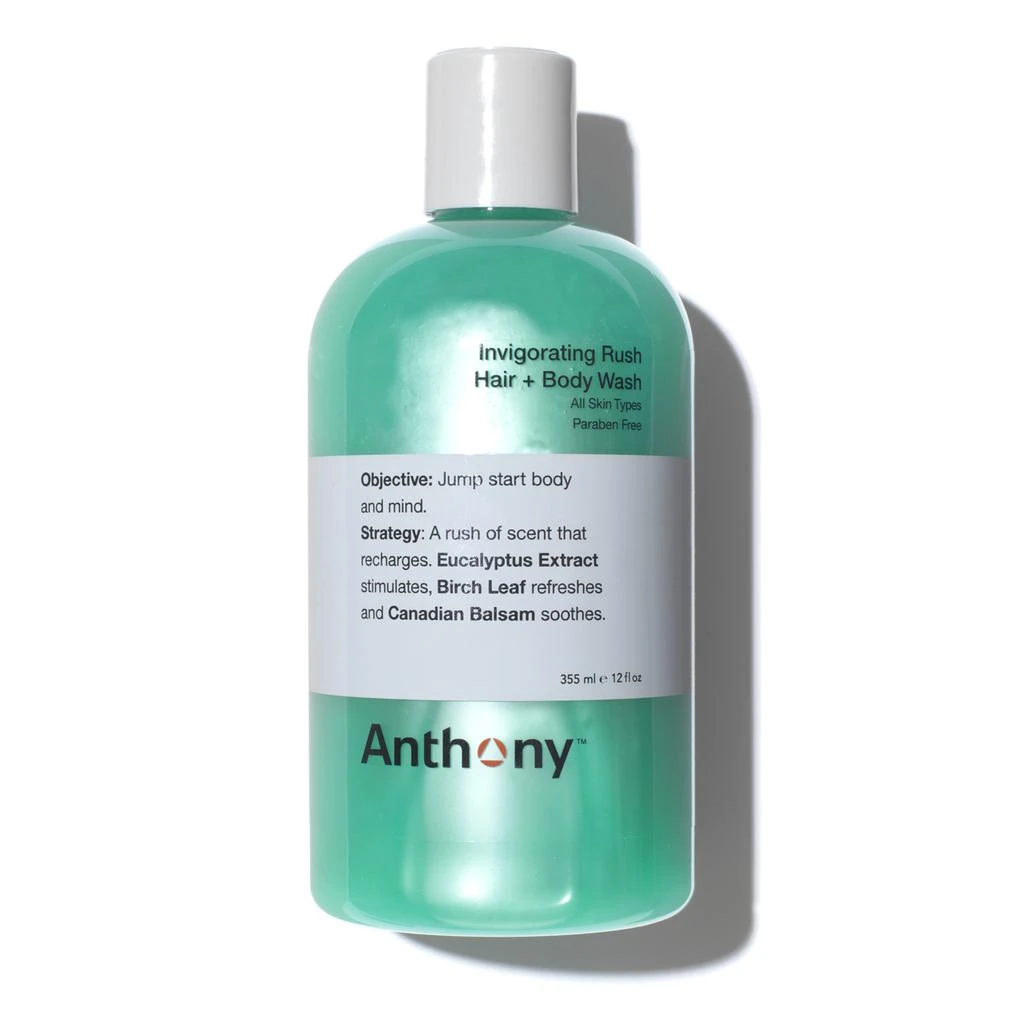 Anthony Invigorating Rush Hair and Body Wash 355ml 1