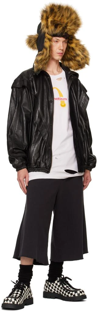 doublet Black Leather Track Jacket 4