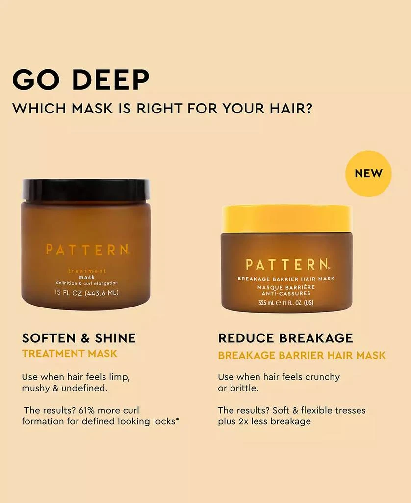 PATTERN Beauty by Tracee Ellis Ross Breakage Barrier Hair Mask, 11 oz. 5