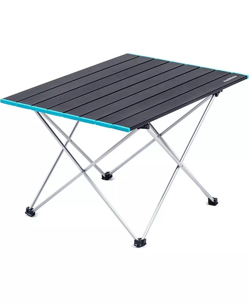 Naturehike FT08 Portable Camping Table, Ultralight Aluminum Folding Beach Table with Carry Bag for Outdoor Cooking, Picnic, Camp, Boat, Travel