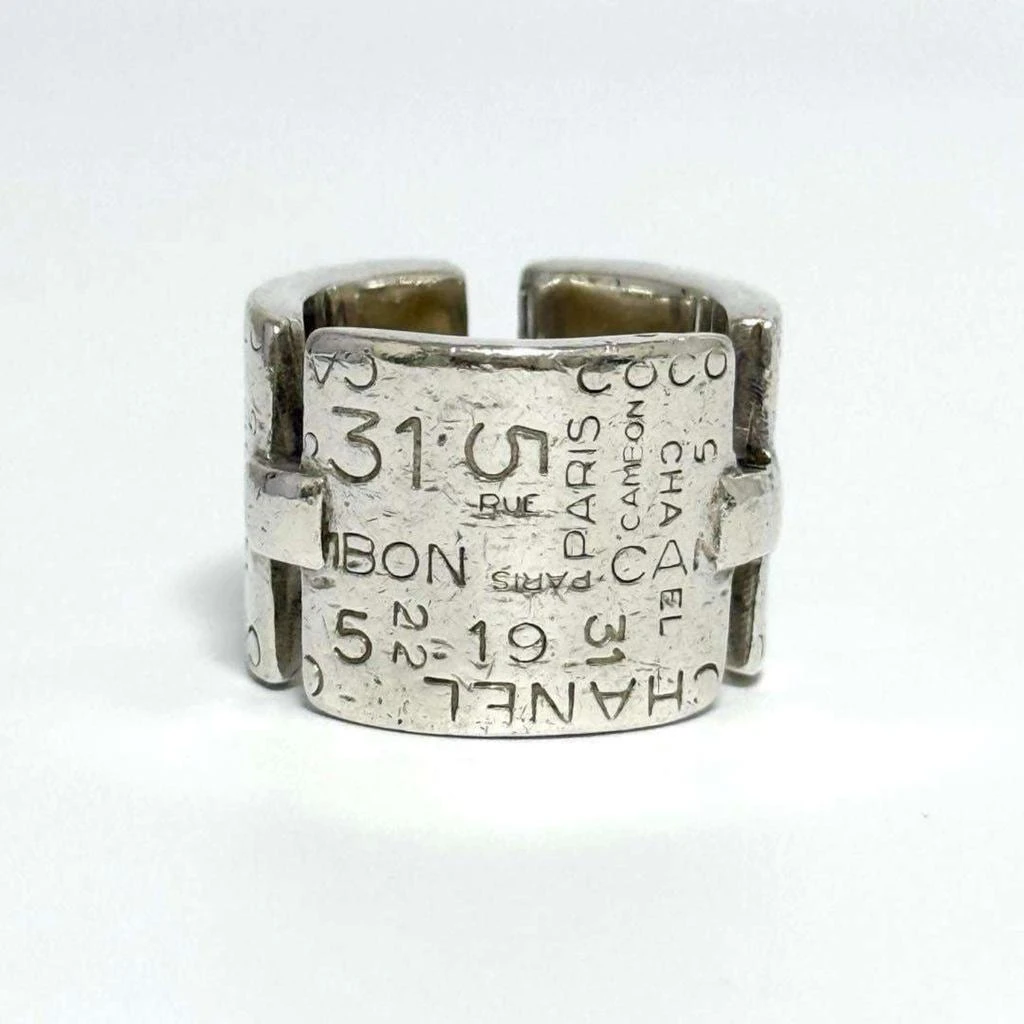 Chanel 925 Band Ring (Pre-Owned) 2