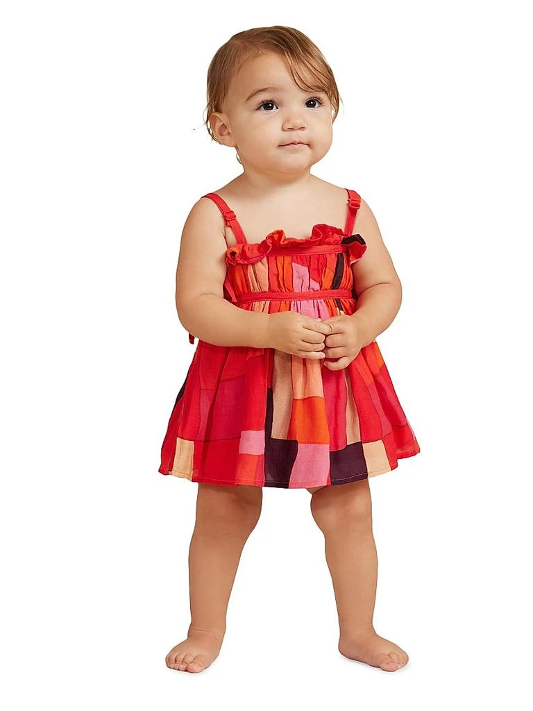 Cult Gaia Girl's Lola Printed Dress & Headband Set 3