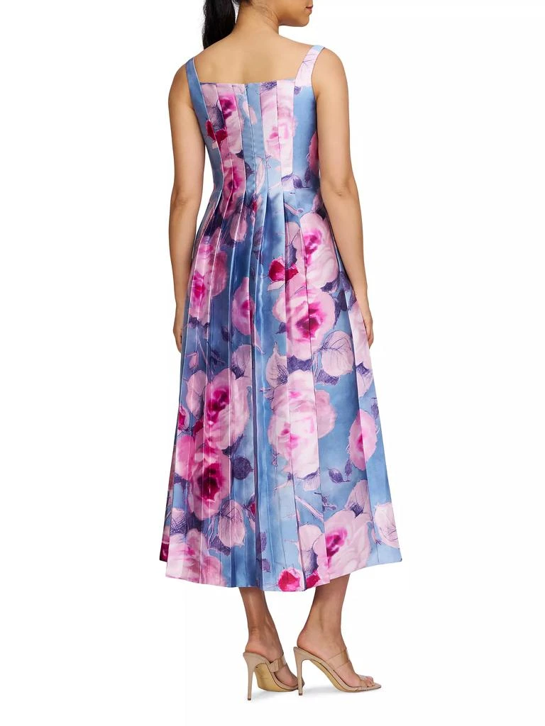 Kay Unger Maeve Rose Seamed Cocktail Dress 4