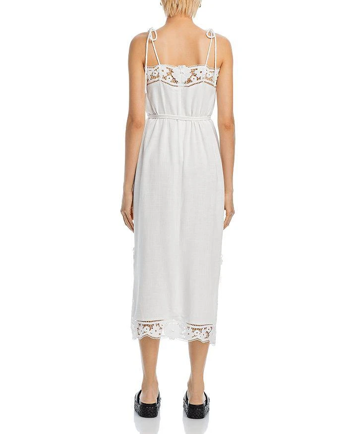 AQUA Lace Trim Midi Dress - Exclusive 4
