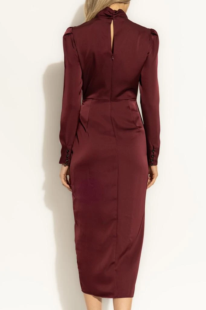 Self Portrait Self-Portrait Side-Slit Midi Dress 3