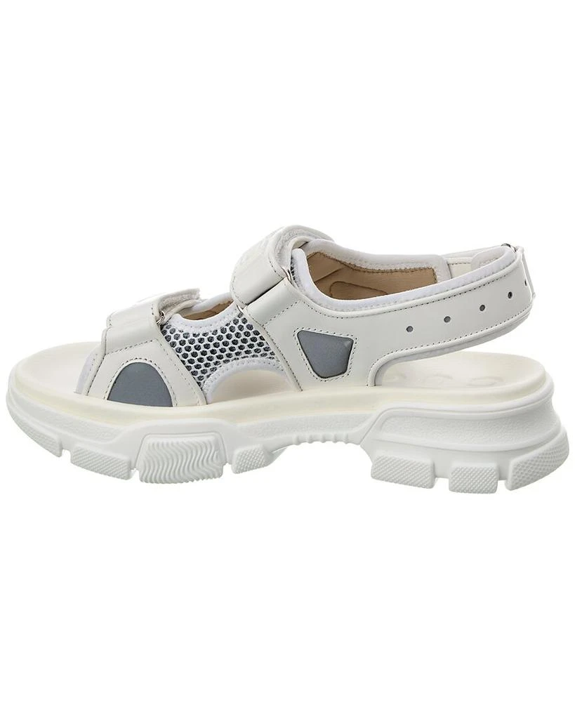 Gucci Leather & Mesh Sandal 2