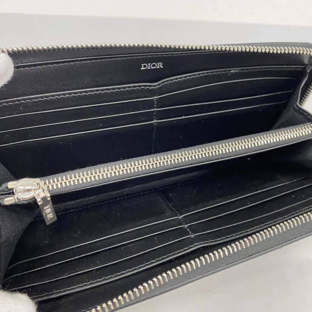 Dior Leather Long Wallet (Bi-Fold) (Pre-Owned) 3