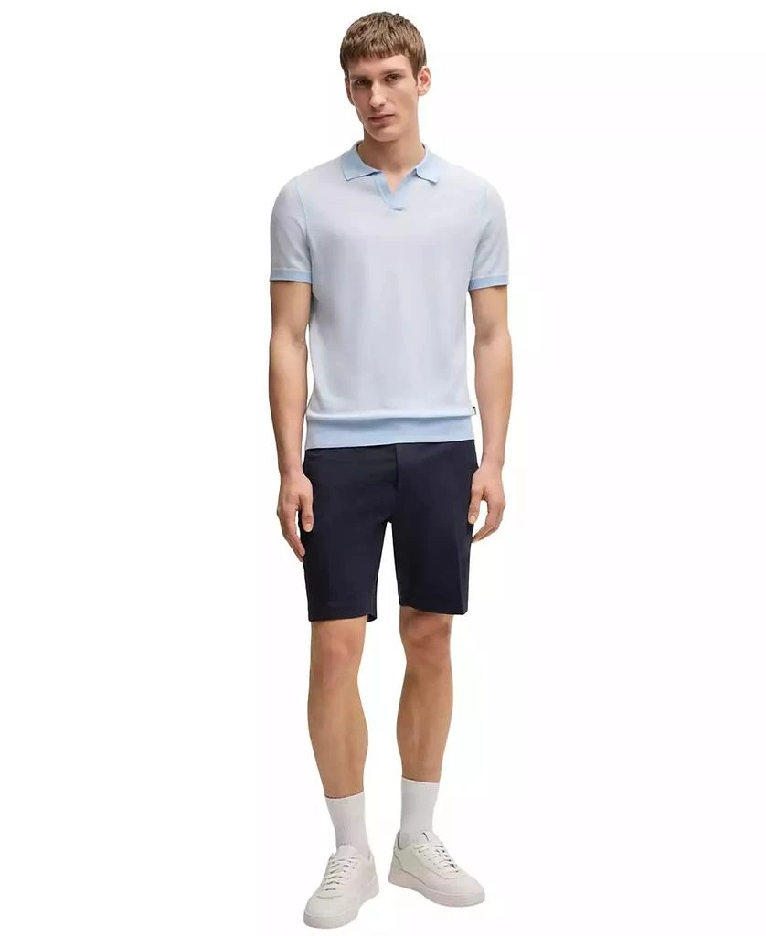 Hugo Boss Men's Cotton-Twill Slim-Fit Shorts 3