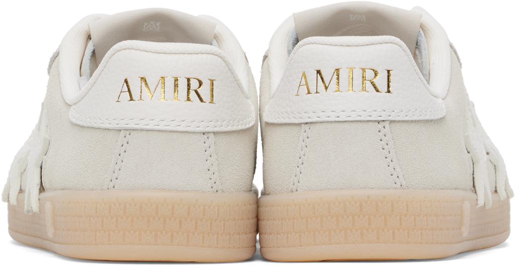 AMIRI Gray & Off-White Suede Pacific Sneakers
