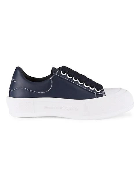 Alexander McQueen Plimsol Leather Sneakers 1