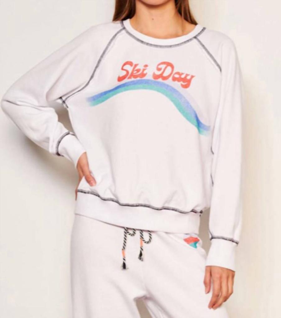 Sundry Sundry - Raglan Sweatshirt Ski Day