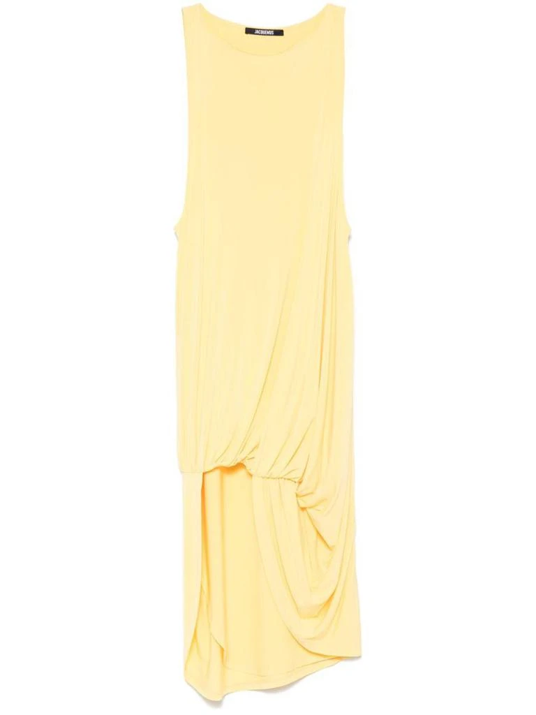 Jacquemus Jacquemus Yellow The Peplo Mini Dress 1