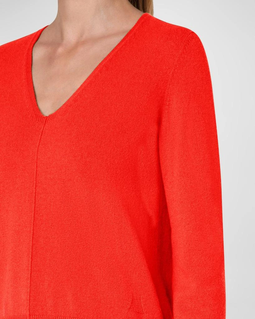 Akris V-Neck Cashmere Sweater 4