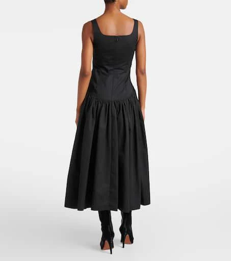 Alexander McQueen Gathered cotton midi dress - Dresses & Skirts - Compare  Prices from 8+ Stores - Free Shipping - BeyondStyle
