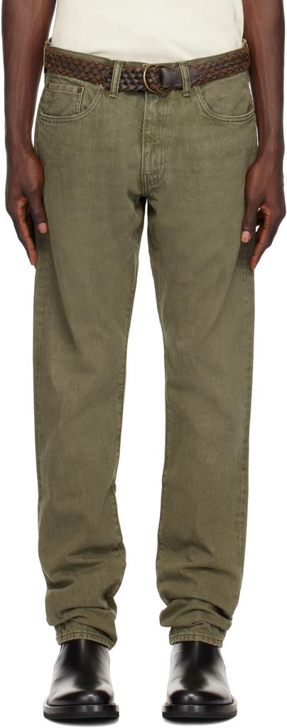 RRL Green Slim-Fit Jeans