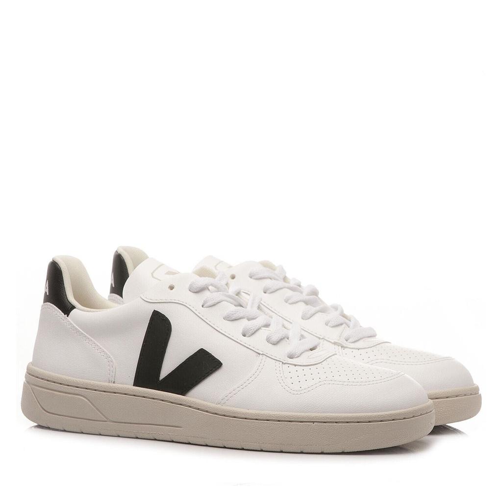 Veja Veja V-10 VX0702901A Sneakers Women's White Black Low Top Casual Lifestyle Shoes