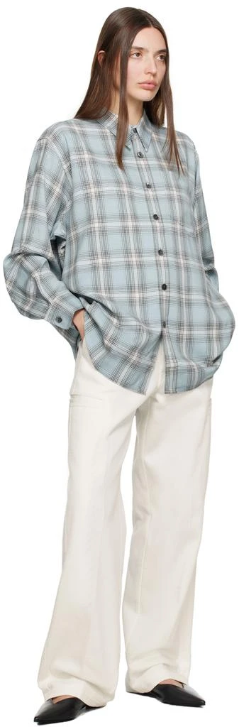 AMI Blue Check Shirt 4