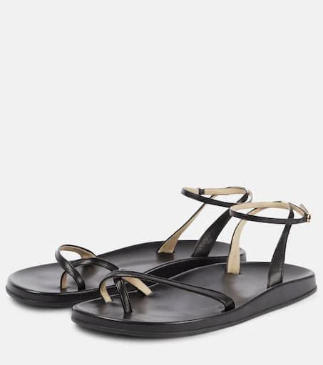 The Row Hugh leather sandals 4