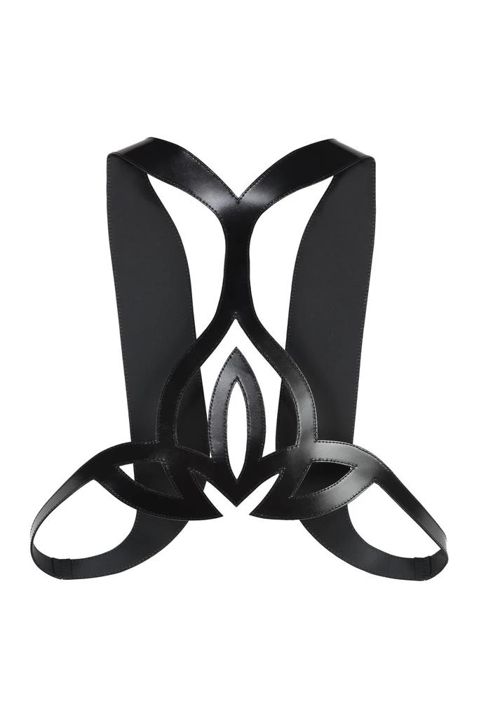 Alexander McQueen Alexander McQueen Cut-Out Detailed Leather Vest 2