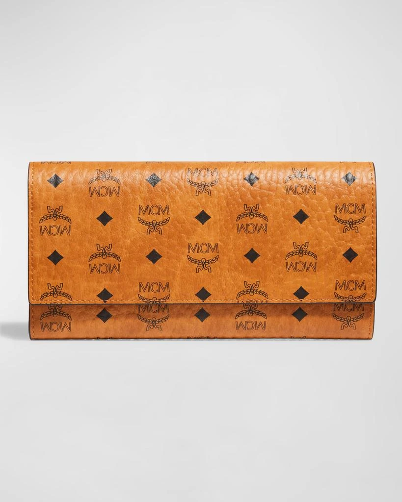MCM Color Visetos Large Tri-Fold Wallet 1